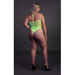 Ouch! Glow Body Filet Dos nu Vert Fluo